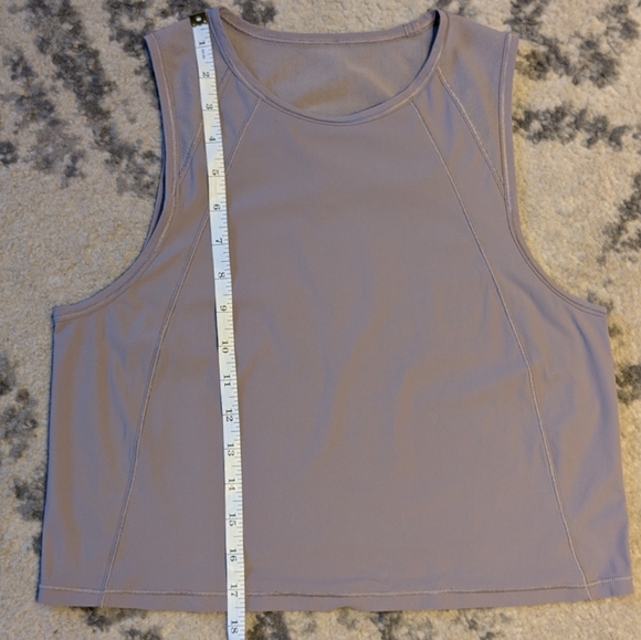 Lululemon Sculpt Tank Sz 6 – Cropped – Violet Verbena – Like New - Picture 7 of 8